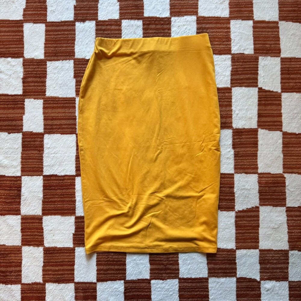 Popular21 Small Mustard Skirt